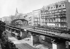 Berlin 1910 1913 Hochbahn Im Bau In Der Schoenhauser Allee Berlin Berlin Station Aerial