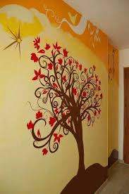 Fresque Murale Arbre De Vie Www Peintures By Sarah Com Peinture Murale Deco Peinture Deco Chambre Psg