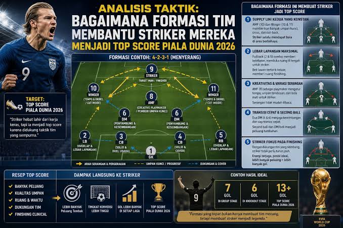 Formasi Efektif Paling Top di Piala Dunia 2026
