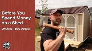 Before You Spend Money On A Shed Watch This Video Youtube