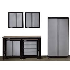 Stack On Garage Storage System 6 Pc Steel Model Sgo Set Ds By Stackon 1299 99 Full Length Steel P Wall Cabinet Storage Cabinet Shelves Garage Storage