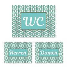 Wählen sie aus drei größen und vielen farben einfach die variante aus, die am besten zur einrichtung und gestaltung des flurs passt. 30 Schilder Fur Die Toilette Ideen Toiletten Schilder Schilder Wc Schild