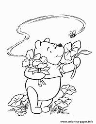In 1977, a trio of these made up pooh's first theatrical release the many adventures. Pooh Holding Flowers Page411b Coloring Pages Printable
