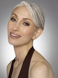 Susan Hersh If I looked like this with grey hair ... then grey hair it  would be. ......... unfortunately I do not! lol pinned with Bazaart