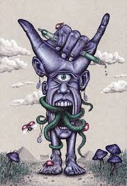 Surreal Monster Drawing By Eli Makani Weird Drawings Drawings Monster Drawing