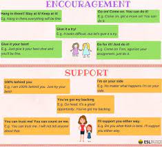 Expressing goodwill when someone is leaving. Useful Phrases For Encouraging And Supporting Someone In English Eslbuzz Learning English Learn English English Phrases Encouragement