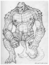 killer croc sketch