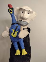 This is my toilet paper roll puppet.