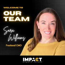 We're thrilled to welcome Sara Williams to the Impact Eighty-Eight team as  our Fractional CMO!