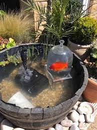 Beyond mere aesthetics, a water garden has its. How To Make A Barrel Pond Water Feature For Your Garden Cornwall Lifestyle Blog