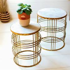 Check spelling or type a new query. Evander Marble Top Round Side Table Set