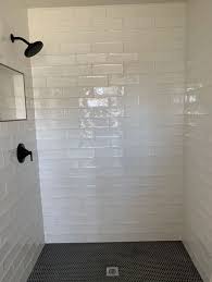 Santa Monica White 4x12 Subway Tile In 2020 White Subway Tile Shower Bathroom Shower Walls White Subway Tile Bathroom