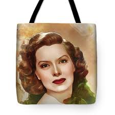 Brenda Joyce, Vintage Actress #1 Greeting Card by Esoterica Art Agency