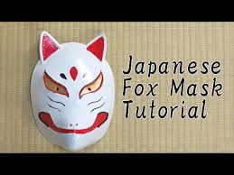 We have described it well that why it has its mark on japanese culture, so knowing about it. Japanese Fox Mask Tutorial Japanese Traditional Mask How To Make Props Youtube