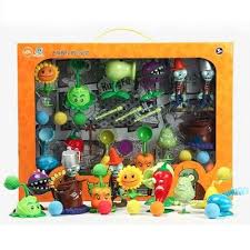 Plants Vs Zombies Action Figure Toys Shooting Dolls 12pcs Set In Gift Box Plants Vs Zombies Birthday Party Zombie Birthday Parties Zombie Birthday