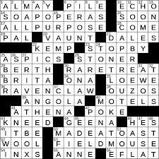 Only a true harry potter fan will get a perfect score. 0626 20 Ny Times Crossword 26 Jun 20 Friday Nyxcrossword Com