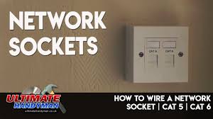 I need someone to terminate cat6 cables. How To Wire A Network Socket Cat 5 Cat 6 Youtube