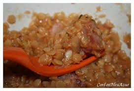 Lentilles A La Saucisse Paysanne Saucisse Lentille Cuisson Lentilles Cuisine