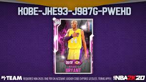 How to unlock everything in the game. Pink Diamond Kobe Bryant Locker Code In Nba 2k20 Myteam