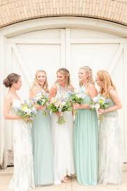 We Re In Love With This Romantic Bright And Airy Sandy Hook Chapel Wedding Spring Bridesmaid Dresses Mint Bridesmaid Dresses Beautiful Wedding Gowns