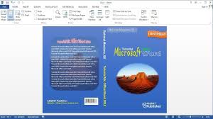 Microsoft Word Tutorial How To Make A Book Cover Design In Ms Word 2013 Youtube