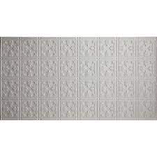 Home depot cabinets home depot, apr 2021, website. Global Specialty Products 2 Ft X 4 Ft Glue Up Tin Ceiling Tile In White 210 The Home Depot