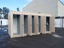Amazing Shipping Containers Converted Into Community Shower And Restroom Facilities 3 Http Shipping Container Container House Design Bathroom Containers