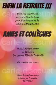 Carte Invitation Retraite Fete Jaune Rouge Gratuit A Imprimer Carte 1078 Invitation Retraite Carte Invitation Retraite