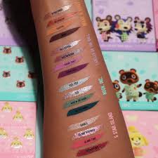 Like & rt reply w/ #animalcrossingxcolourpop follow @colourpopco + @nintendoamerica. Colourpop X Animal Crossing Collab Collection Details Price Swatches And More Nintendo Wire