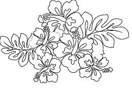 X 22in.) each stem and flower fabrics; Hawaiian Flower Coloring Pages Flower Coloring Pages Coloring Pages For Kids And Adults