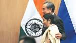 Sushma Swaraj, Wang spoke Doklam