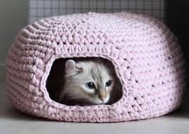 You will also need to hold 4 strands together. Crochet Cat Cave Free Crochet Pattern The Crochet Space
