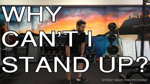 Lower Back Pain Why Can T I Stand Up Straight Youtube