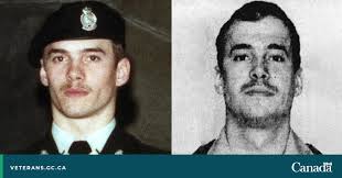 This is Corporal David Galvin and Master Corporal Stéphane Langevin. They  died #OTD in 1993, while serving as United Nations peacekeepers in  Bosnia-Herzegovina. Their armoured personnel carrier lost control