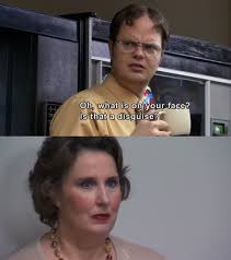 Dwight And Phyllis The Office Show Office Jokes Office Humor