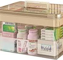 Amazon.com: MYBAQ Pill Bottle Organizer, Transparent Multi ...