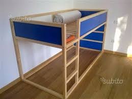 Letto a castello proposto in tre modelli. Letto A Soppalco Ikea Mod Kura Blu O Bianco In 00166 Roma For 50 00 For Sale Shpock
