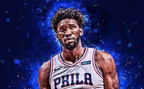 Hdwallsource is proud to showcase 4 hd embiid wallpapers for your desktop or laptop. Download Wallpapers Joel Embiid 4k Nba Philadelphia 76ers Basketball Stars White Uniform Joel Hans Embiid Neon Lights Basketball Creative Joel Embiid 76ers For Desktop Free Pictures For Desktop Free