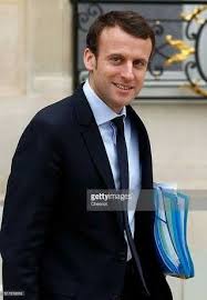 Emmanuel Macron Suit Jacket Presidents Single Breasted Suit Jacket