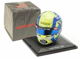 Mclaren's lando norris looks all set to take advantage of f1's decision to do away with restrictions on helmet changes for the season. Spark 1 5 Bell Racing Helmet Lando Norris Mclaren F1 Team 2020 5hf042 For Sale Online Ebay