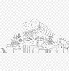 Animals are probably what children prefer to color ! 20th Century Fox Coloring Pages 20th Century Fox Png Image With Transparent Background Toppng