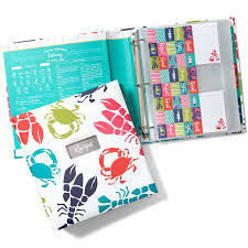 Lauren styled this party for the pottery barn party box challenge and won! C R Gibson Beach House And Nautical Decor Lobster And Crab Themed Kitchen Recipe Binder 11 W X 12 L X 2 5 D Recipe Holders Kitchen Dining Virtualaiccer2021 Com