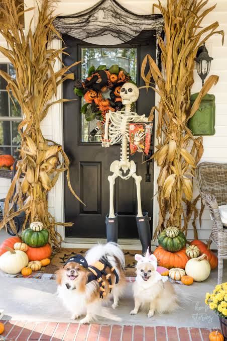 Halloween Decor Ideas: 13 Fun Halloween Porch and Door Decor Ideas