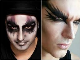 Halloween Makeup Ideen Maenner Schwarze Ringe Augen Schminken Halloween Make Up Vampir Schminken Halloween Schminken