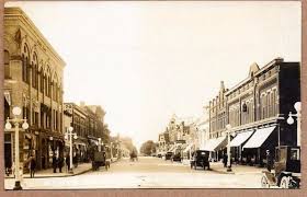 Caro Michigan South State Street Stores 1917 Sharp Rppc Postcard Caro Michigan Michigan Postcard