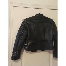Leather Biker Jacket Acne Studios Black Size 34 Fr In Leather 5127696 Biker Jacket Acne Leather Jacket Jackets