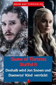 Januar wurden bei rtl ii die deutsch synchronisierten folgen der 4. Game Of Thrones Staffel 8 Deshalb Wird Jon Snows Und Daenerys Kind Verruckt Jon Snow Sophie Turner Game Of Thrones