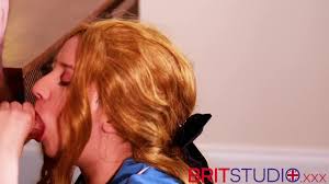 British Redhead Student Nurse Sucks A Patients Cock