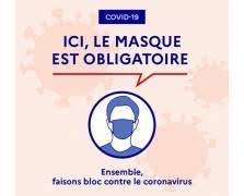 Portez un masque lorsque vous n'êtes pas à la maison et que vous ne pouvez pas. Le Port Du Masque Obligatoire Aux Abords Des Ecoles Langonnaises