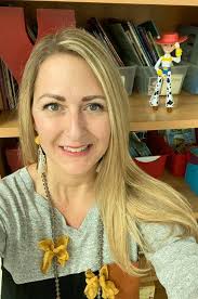 When Allie discovered Toy Story was Kenneth's all time favorite, she  surprised him dressed as Jessie. One of the many ways she goes above &  beyond as GM to support & encourage